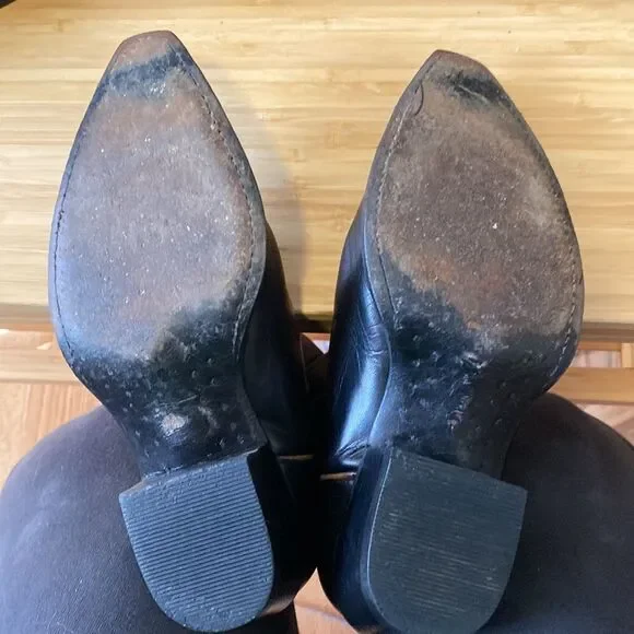 Frye “Daisy Duke’s” in Black and Tan - Picture 5 of 5